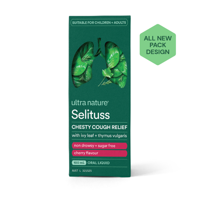 Ultra Nature Selituss Chesty cough Syrup 100ml.