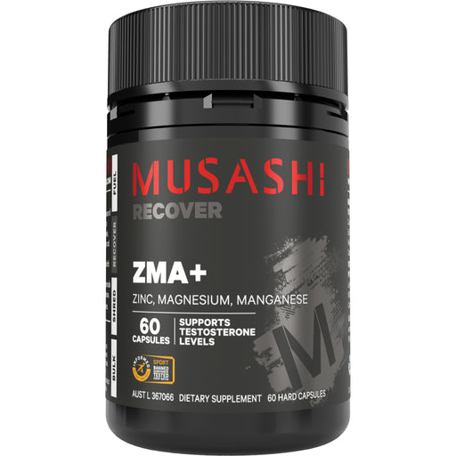 Musashi ZMA+ 60 Capsules.