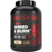 Musashi Shred & Burn Protein Powder Vanilla Milkshake 2kg.