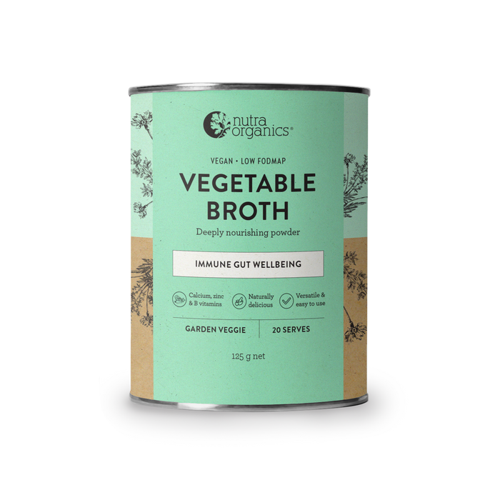 Nutra Organics Organic Vegetable Broth Garden Veggie 125g