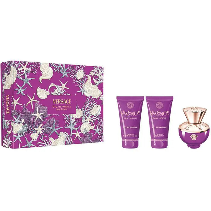Versace Dylan Purple Pour Femme 3 Piece Gift Set EDP 50ml
