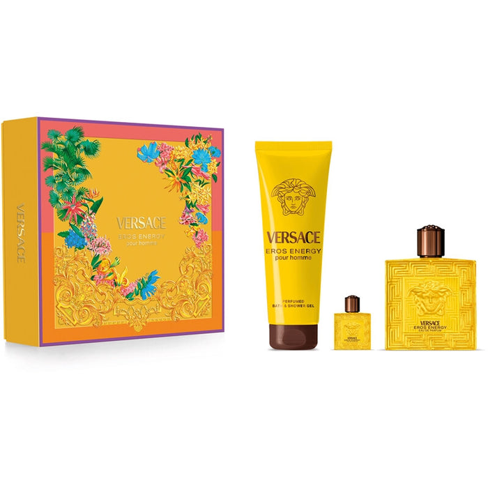 Versace Eros Energy Pour Homme EDP 100ml+EDP15ml & Shower Gel 150ml Gift Set