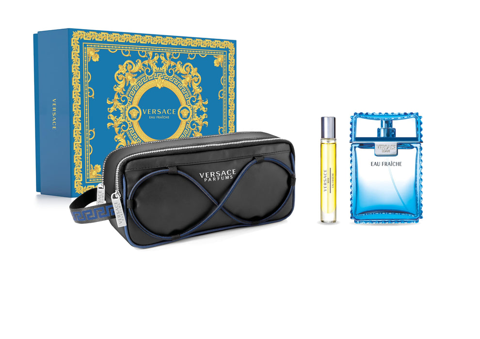 Versace Man Eau Fraiche 100ml 3 Piece Giftset