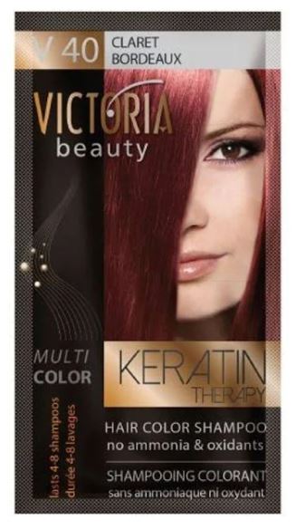 Victoria Beauty Keratin Sachet Claret V40 40ml