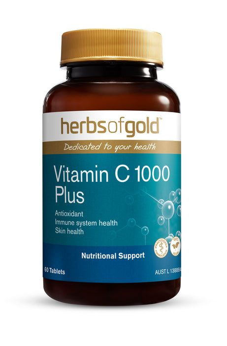 Herbs Of Gold Vitamin C 1000 Plus 60 Tablets