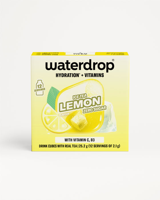Waterdrop Vitamin drink cubes Ice Tea Lemon.