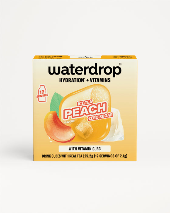 Waterdrop Vitamin drink cubes Ice Tea Peach.