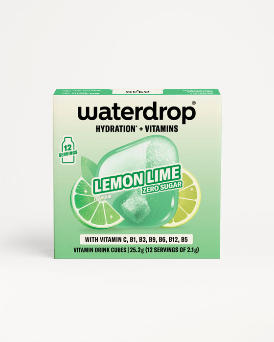 Waterdrop Vitamin drink cubes Lemon Lime.
