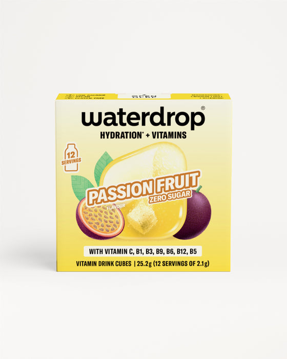 Waterdrop Vitamin drink cubes Passionfruit.