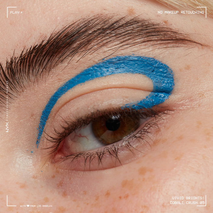 NYX Eyeliner Matte Liquid Vivid Brights Cobalt Crush