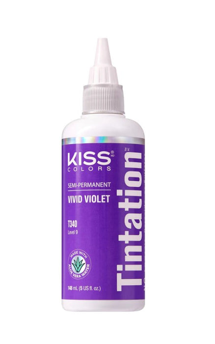 Kiss Tintation Hair Colour Vivid Violet 148ml Bottle