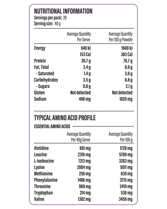 KAMIKAZE PLANT PROTEIN - CHOCOLATE 28 SERVES 1.12KG