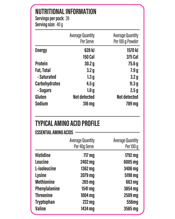KAMIKAZE PLANT PROTEIN - STRAWBERRY 28 SERVES 1.12KG