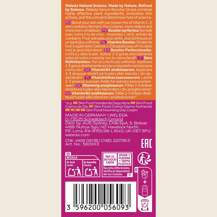 Weleda Serum Drops Pore Refining 30ml.