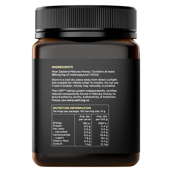 Watson & Son Manuka Honey UMF 10+ MGO 263+ 500G (NOT For sale in WA)