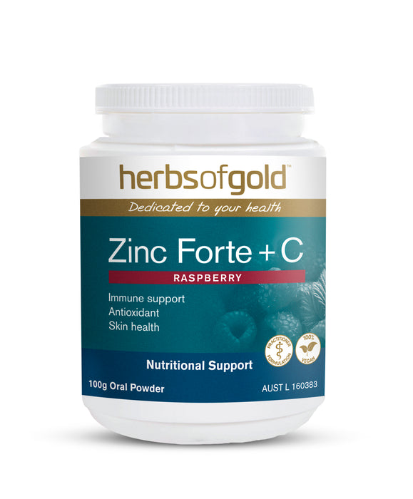 Herbs Of Gold Zinc Forte + C 100g