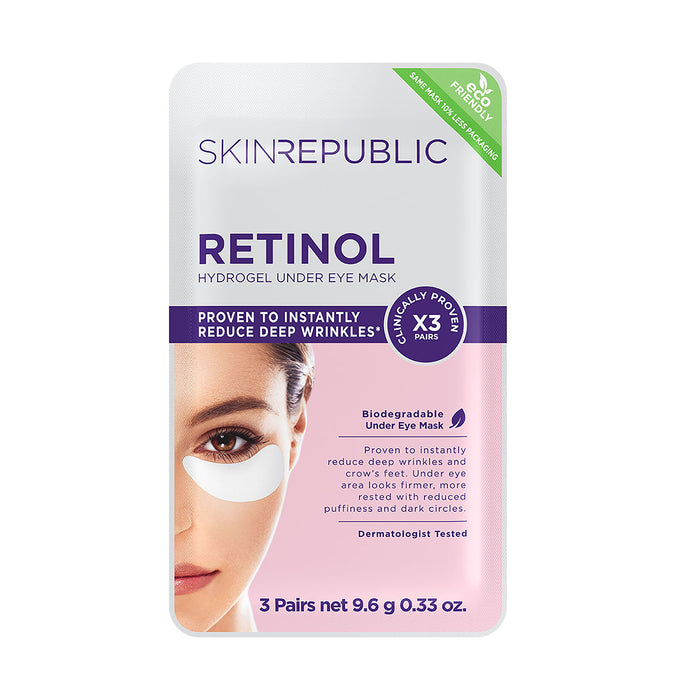 Skin Republic Retinol Hydrogel Under Eye Patch.