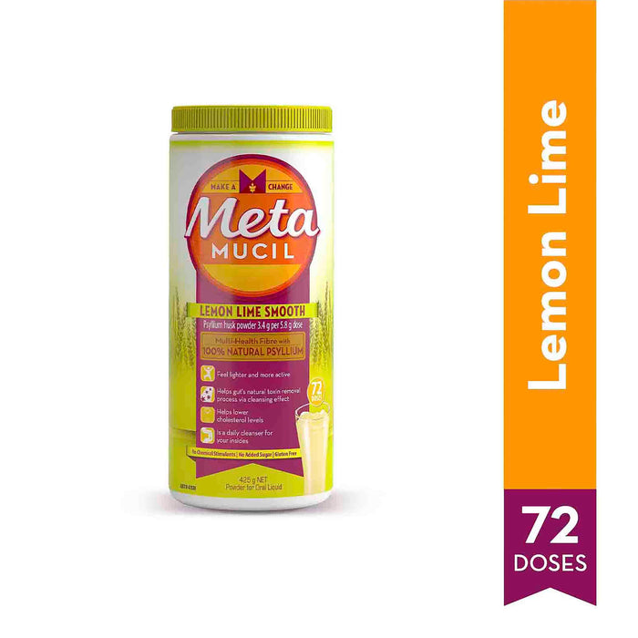 Metamucil Smooth Lemon Lime 72 Doses 425g