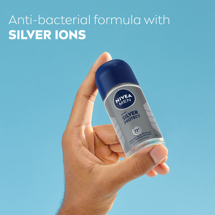 Nivea Men Deodorant Silver Protect Roll On 50ml
