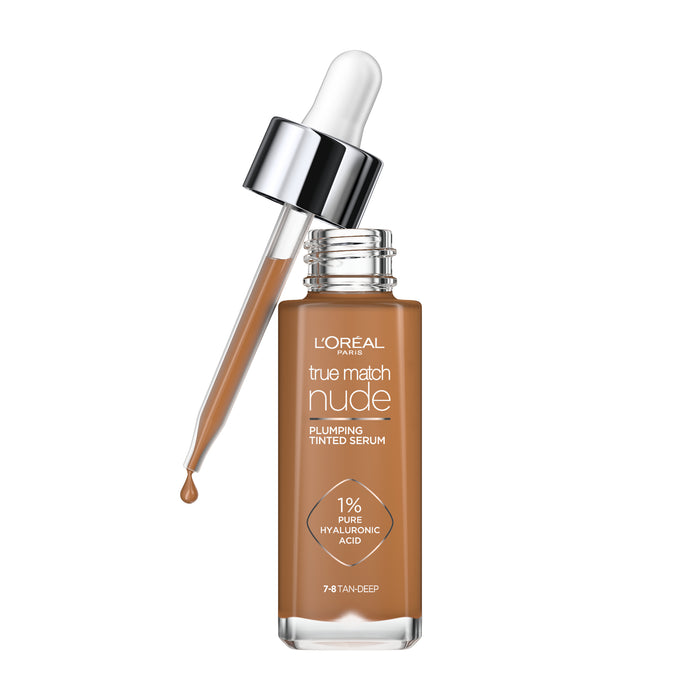 L'Oreal True Match Nude Plumping Tinted Serum 7-8 Tan to Deep
