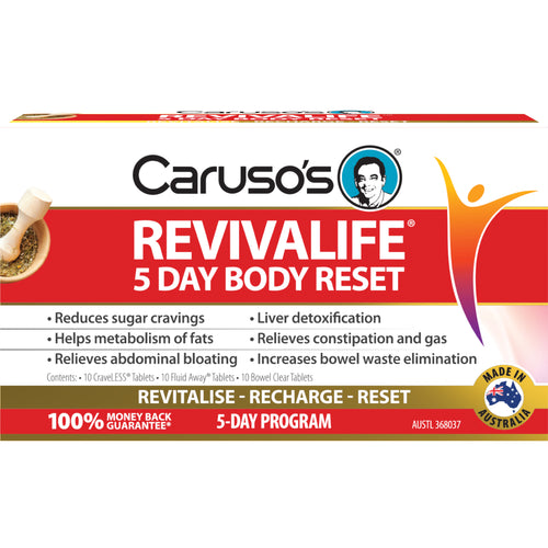 Caruso's Revivalife 5 Day Body Reset 3x10 Tablets