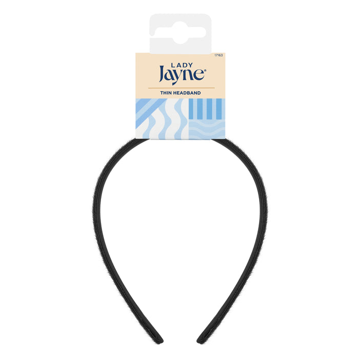 Lady Jayne Thin Velvet Headband Blue.
