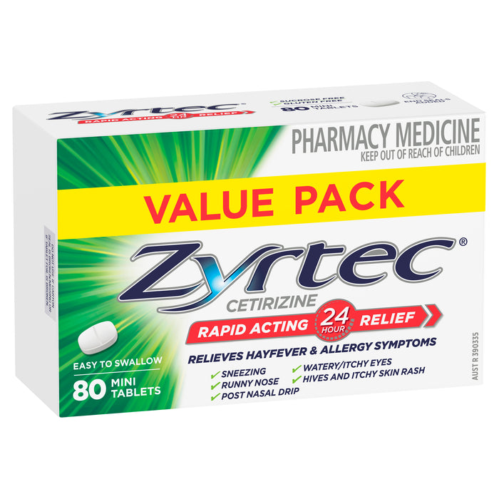 Zyrtec 10mg Tablets 80.