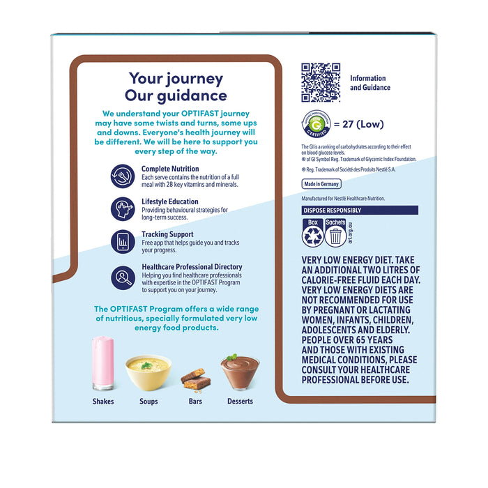 Optifast VLCD ProteinPlus Chocolate Shake 63g 10 Pack.