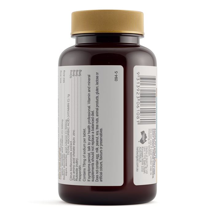 Herbs Of Gold Vitamin C 1000 Plus 60 Tablets