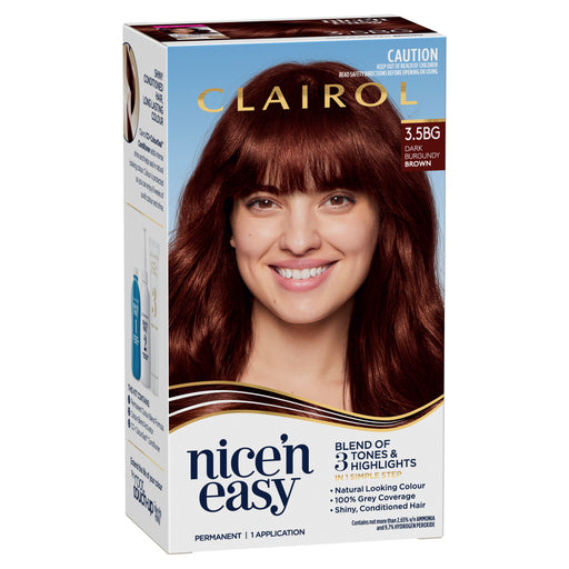 Clairol Nice N Easy 3.5GB Dark Burgundy Brown.