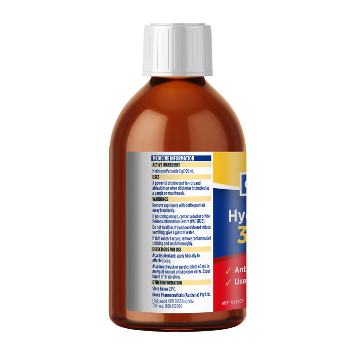 Gold Cross Hydrogen Peroxide 3% 10 vol 400ml.