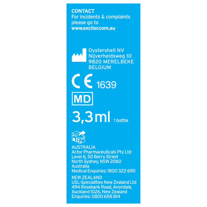 Excilor Nail Fungus Solution 3.3ml