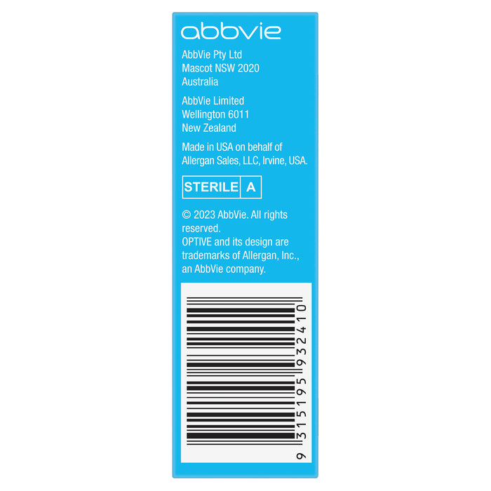 Optive Eye Drops 15ml.