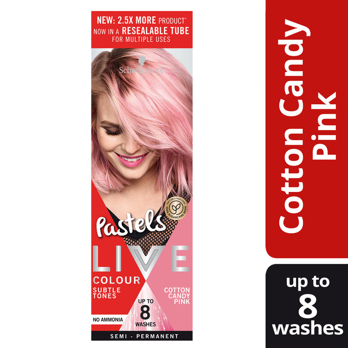 Schwarzkopf LIVE Colour Pastels Cotton Candy Pink 75ml