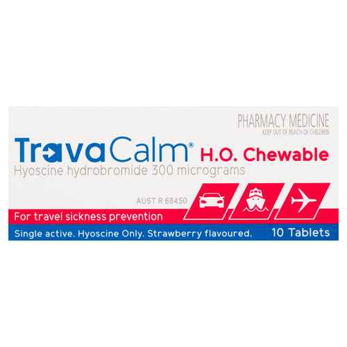 Travacalm HO Strawberry 10 Tablets