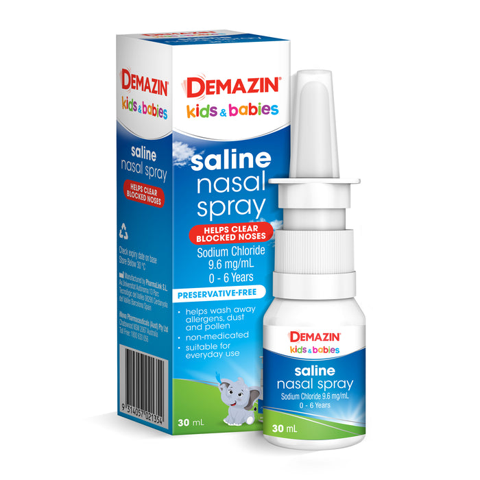 Demazin Kids & Babies Saline Nasal Spray 30ml