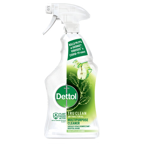 Dettol Tru Clean Antibacterial Multi Purpose Cleaner Fresh Apple& Cucumber 500ml