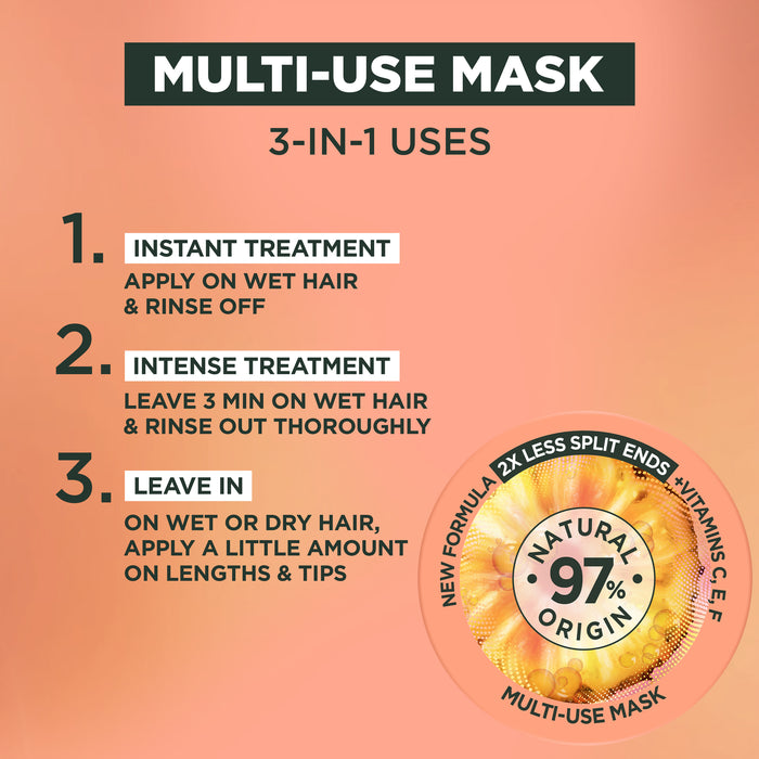 Garnier Fructis Hair Food Glossy Pineapple 390ml.