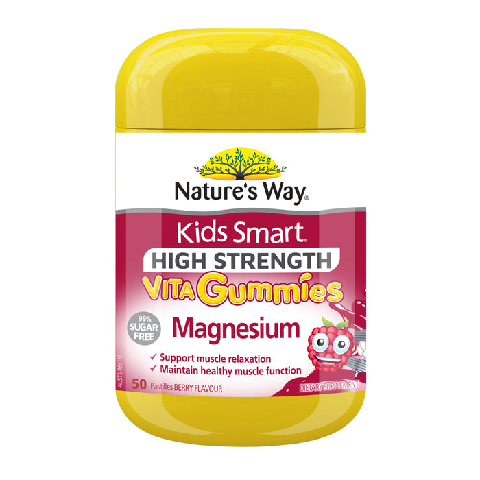 Nature's Way High Strength Kids Magnesium 50 Gummies