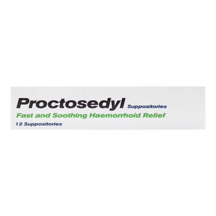 Proctosedyl Suppositories 12