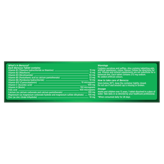 Berocca Energy Original Berry Effervescent Tablets 15