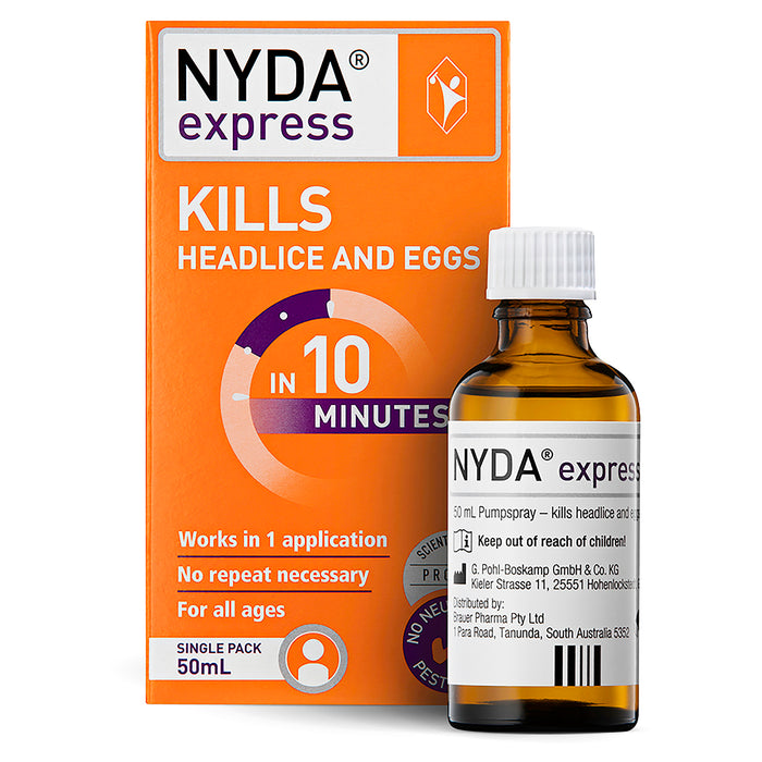 Brauer Nyda Express Headlice Treatment 50ml