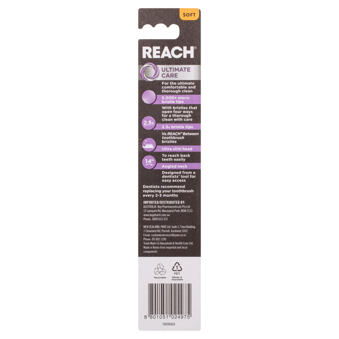 Reach Toothbrush Ultimate Care Soft.