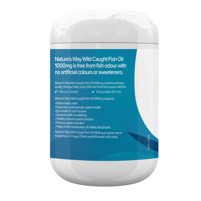Nature's Way Fish Oil 1000mg 400Capsules