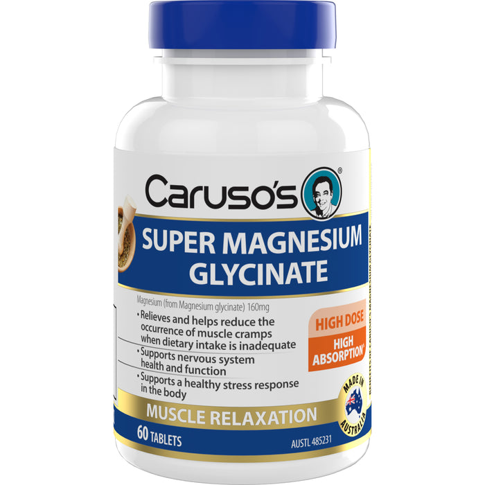 Caruso's Super Magnesium Glycinate Tablets 60