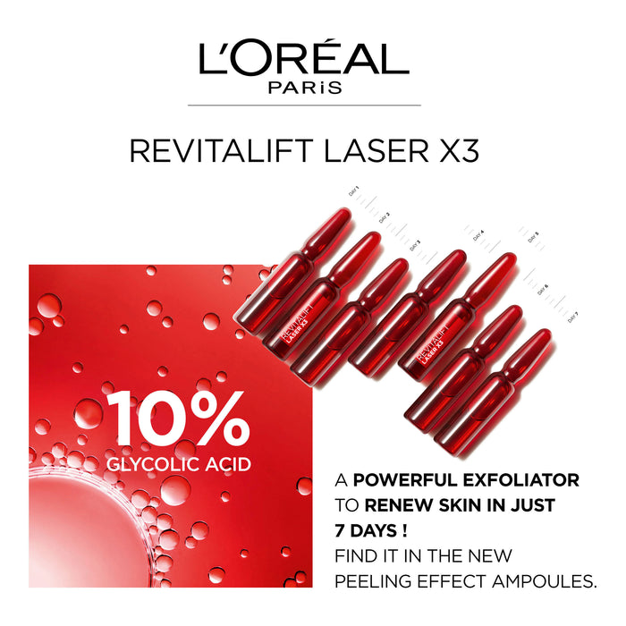 L'Oreal Revitalift Laser X3 7 Day Treatment Ampoules 7x1ml