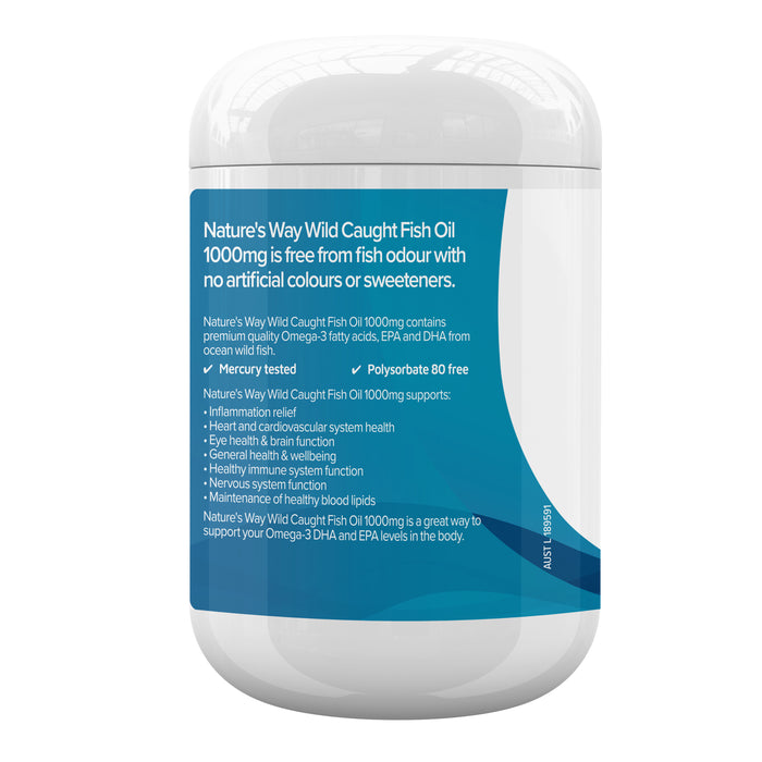 Nature's Way Fish Oil 1000mg 150 Capsules