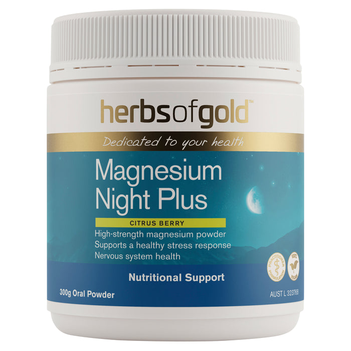 Herbs Of Gold Magnesium Night Plus 300g.