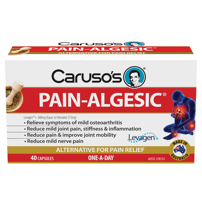 Caruso's Pain-Algesic For Joints Capsules 40