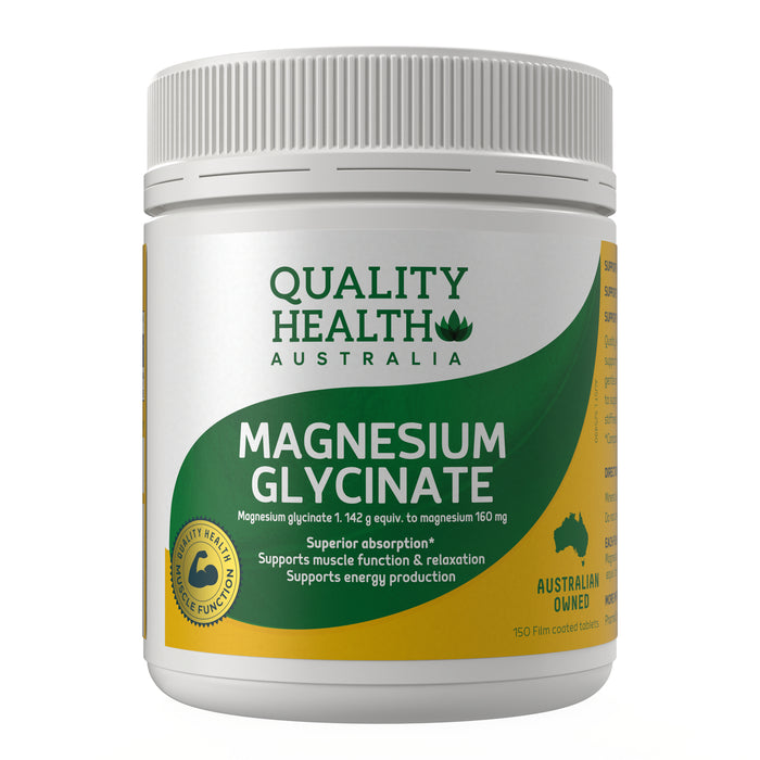 Quality Health Magnesium Glycinate 150Tablets